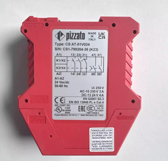 오리지널 PIZZATO토 안전 릴레이 CS AT-01V024 신