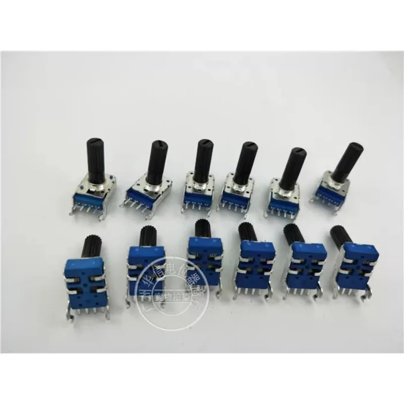 10Pcs 전력 증폭기 전위차계 RK1111N 수평 B1K 5K 10K 20K50K 100K18MM 꽃 4 피트