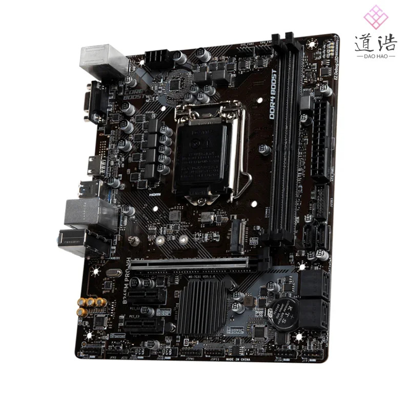 B365M PRO-VH 마더보드32GB HDMI M.2 LGA 1151 DDR4 마이크로 B365 메인보드 완전 작동 리퍼
