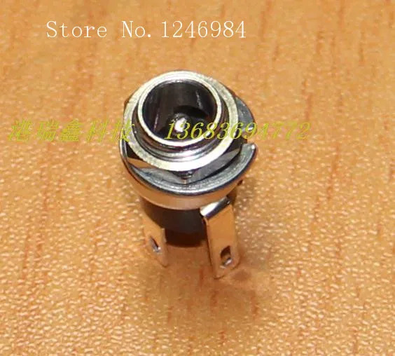 DC 전원 커넥터 소켓 패널 장착 내부 직경 라운드 시트 DS-026A 포트 Ruixin -100PCs SA 2.5mm