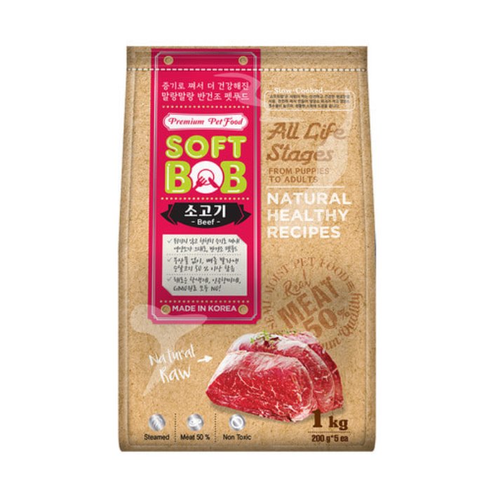 소프트밥 강아지 사료 반건조 반습식 부드러운 기호성 좋은 사료 오리고기, 3kg, 1개 - 상세 이미지 3