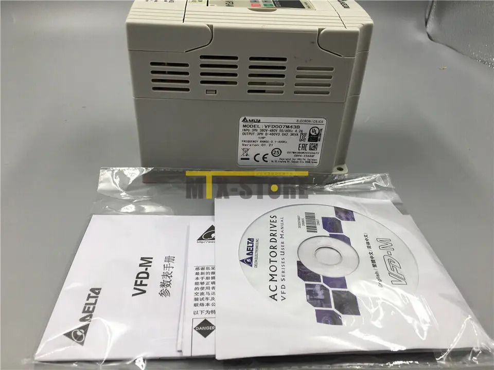 델타 인버터 VFD007M43B 0.75KW 460V 3상