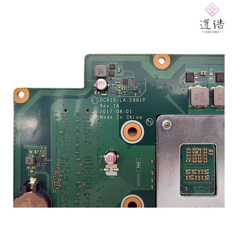 01LM146 Lenovo호환 520-24IKL AIO 마더보드 LA-E881P DCA01 LGA 1151 DDR4 메인보드 완전 작동 리퍼