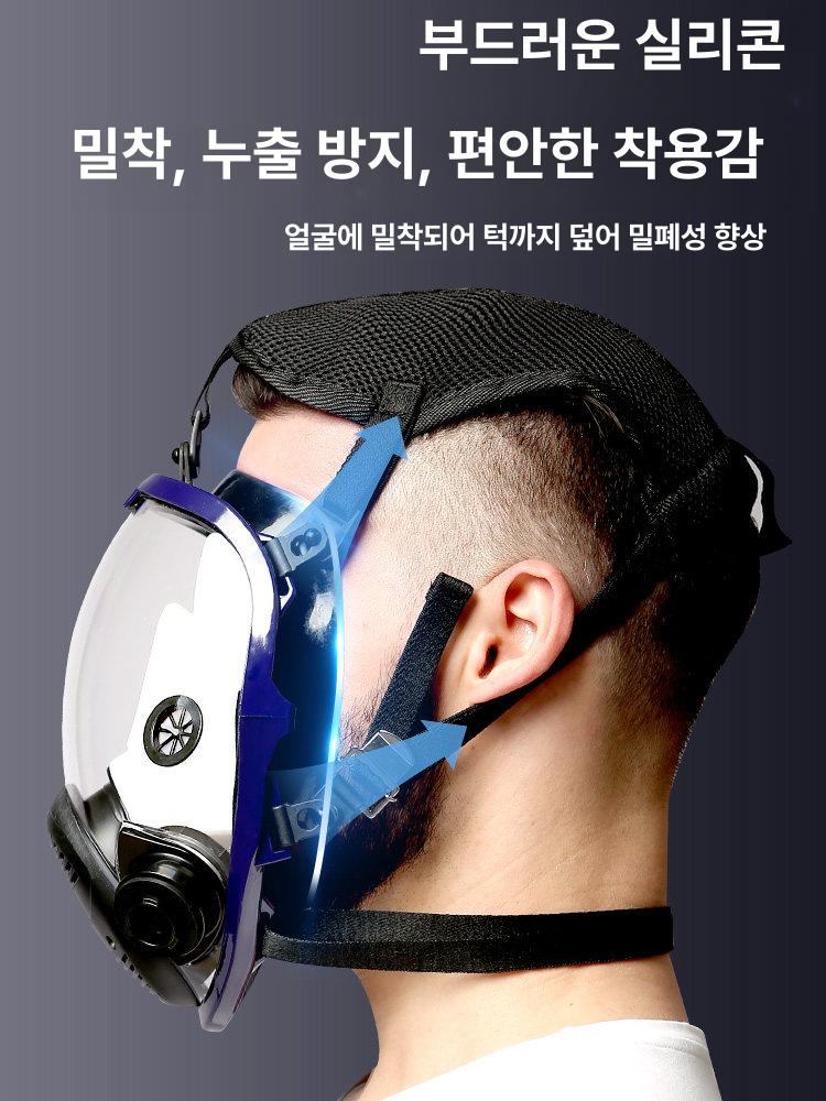 필터 방독면 안전마스크 정화통 화재마스크 양구 도부 작업마스크 화생방용 - 상세 이미지 3