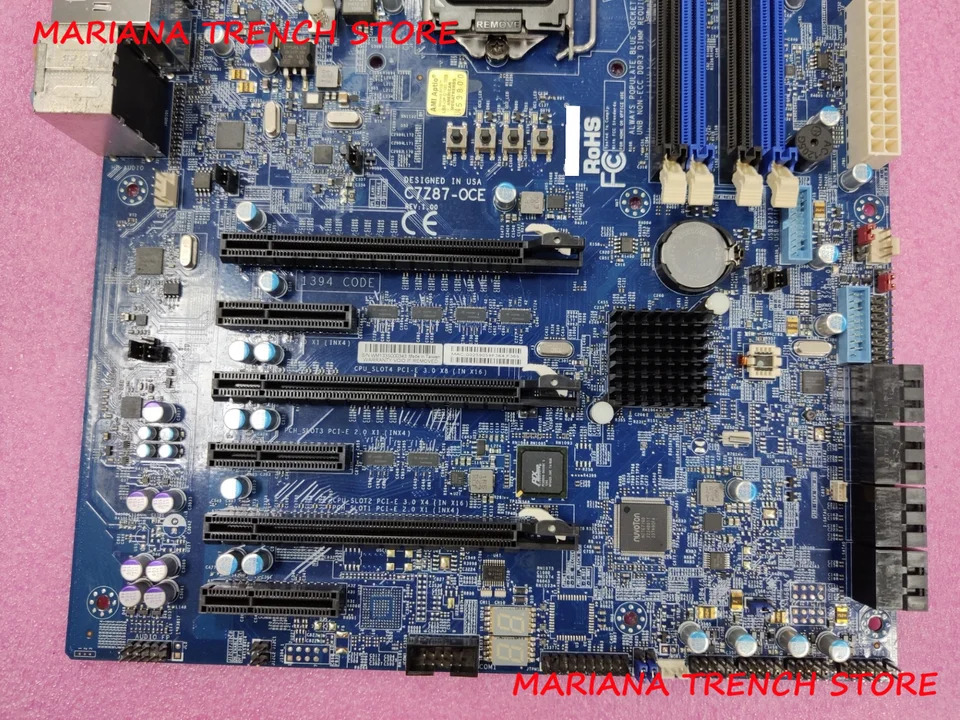 Supermicro 데스크탑 PC 마더보드C7Z87-OCE LGA1150 4 세대 코어 i3 i5 i7 시리즈