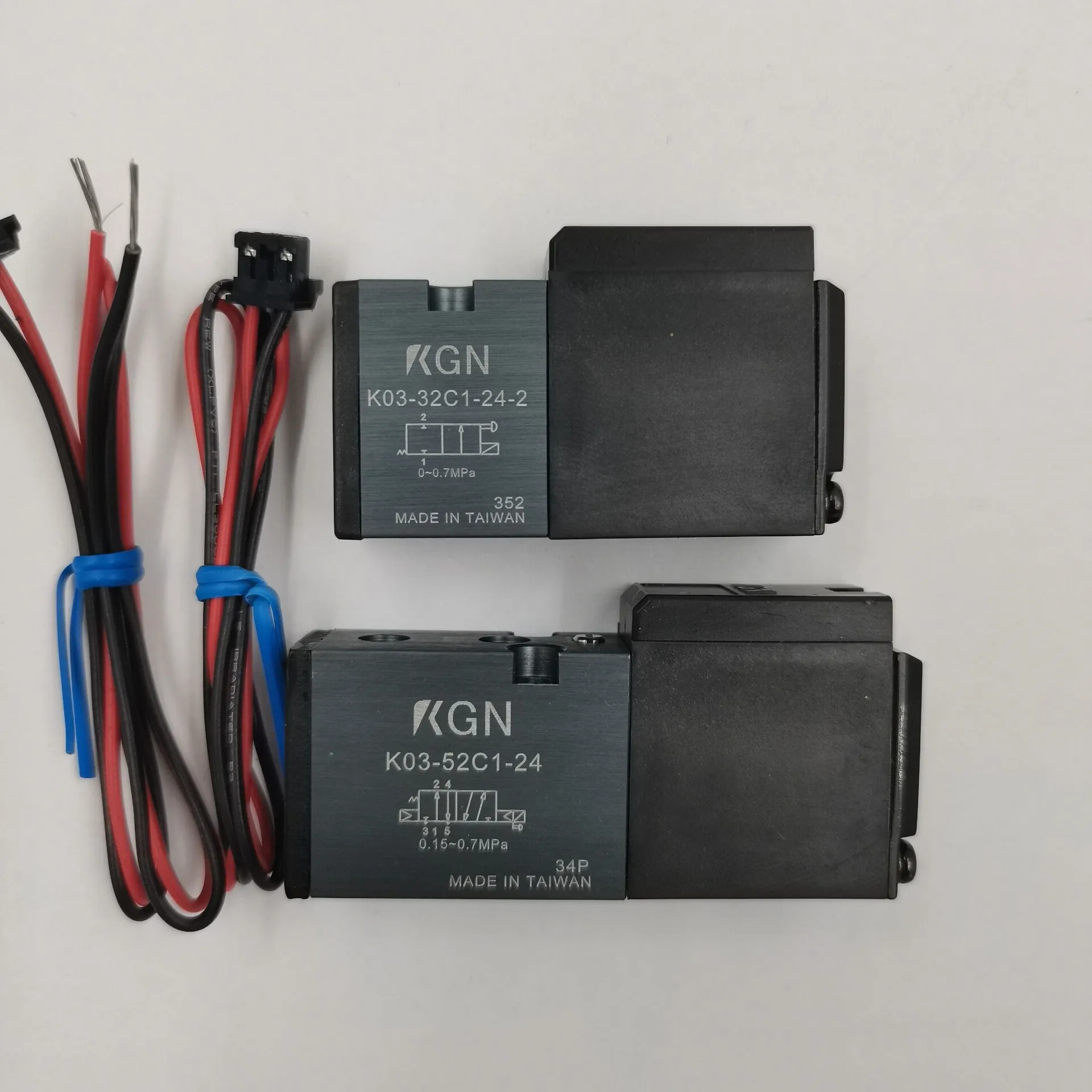 KGN/ 솔레노이드 밸브 K03-32C1-24-2/K02C1-24/K11-52C2-24 원본. 1개