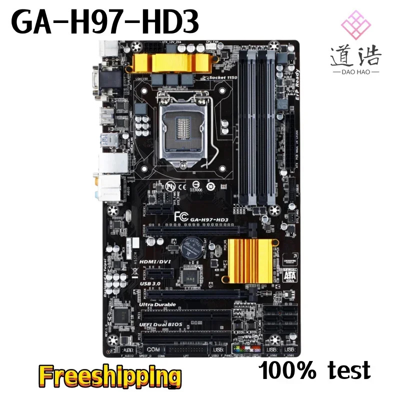 GA-H97-HD3 마더보드 32GB PCI-E3.0 LGA 1150 DDR3 H97 메인보드완전 작동 리퍼
