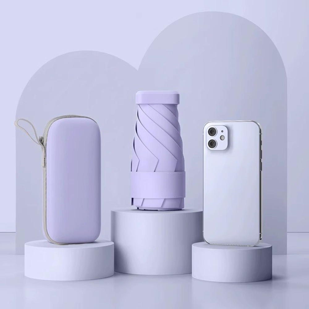 초경량 미니 양우산 접이식 UV 차단 암막 우산 - 상세 이미지 2