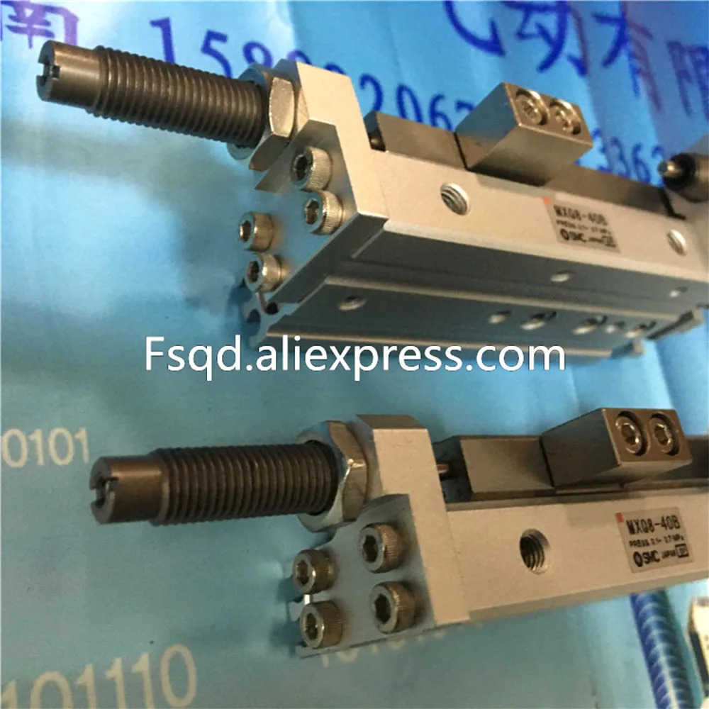 MXQ8-10BS MXQ8-20BS MXQ8-30BS MXQ8-40BS MXQ8-50BS MXQ8-75BS SMC 에어 슬라이드 테이블 실린더 공압 부품 MXQ 시리즈