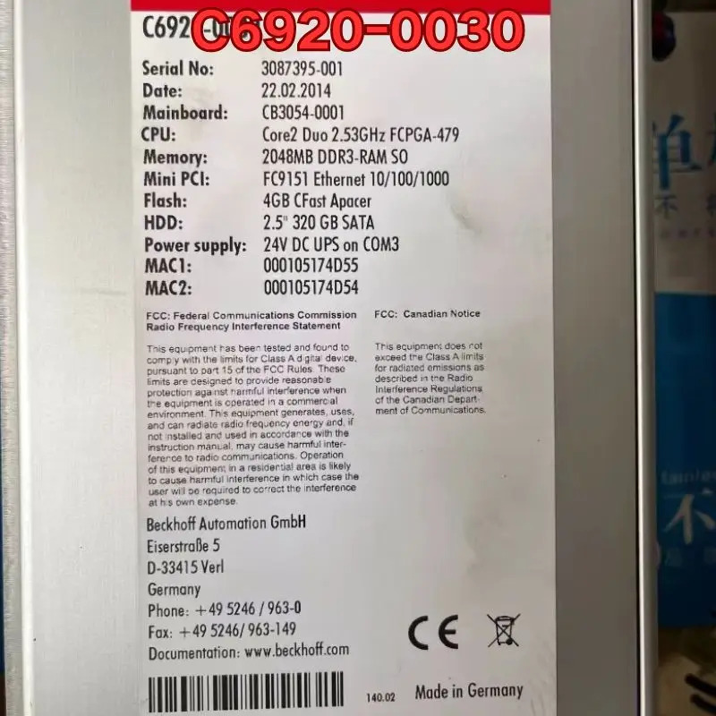 리퍼 C6920-0030 서보 드라이브작동 상태