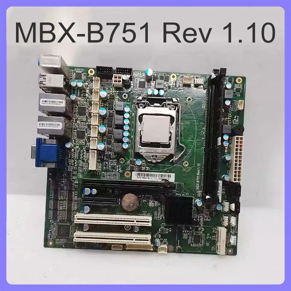 산업마더보드 MBX-B751-01 MBX-B751 Rev 1.10Kondoct 듀얼 NIC 포트용