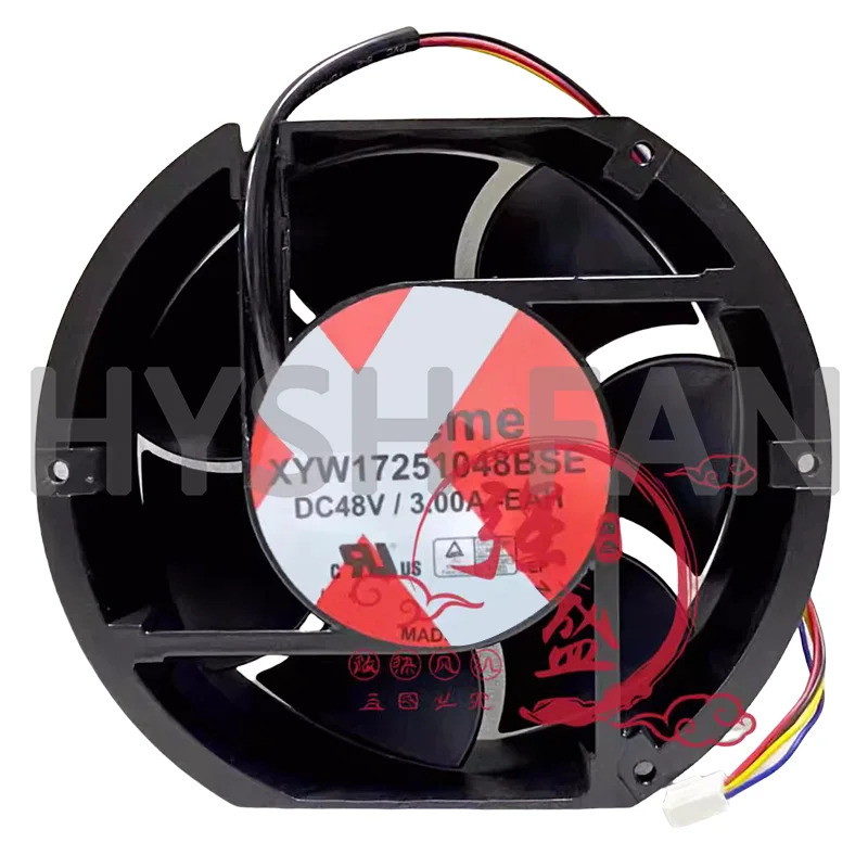 반원형 금속 냉각팬 XYW17251048BSE 48V 3.00A 17251 신
