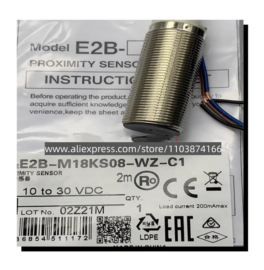 새 스위치 E2B-M18LN10-WZ-B1 E2B-M18LN10-WZ-C1 E2B-M18LN10-WP-C2 E2B-M18LN10-WZ-C2 E2B-M18LN10-WP-B1 2B-