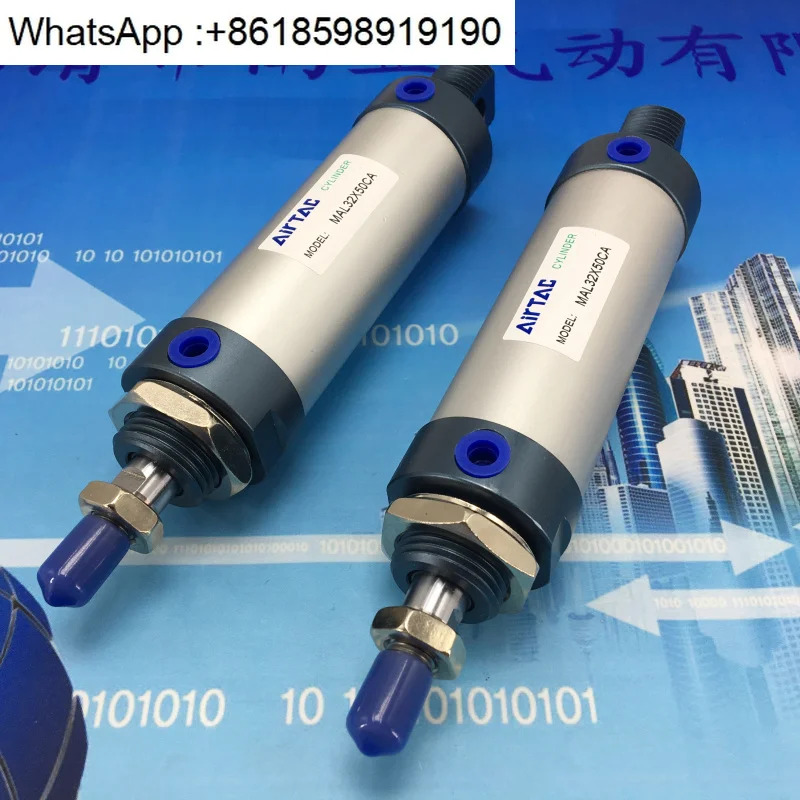 MAL32X25CA/20CA MAL32X50CA MAL32X75CA MAL32X100CA MAL32X50 AIRTAC 알루미늄 합금 미니 실린더 MAL 시리즈 공압 부품