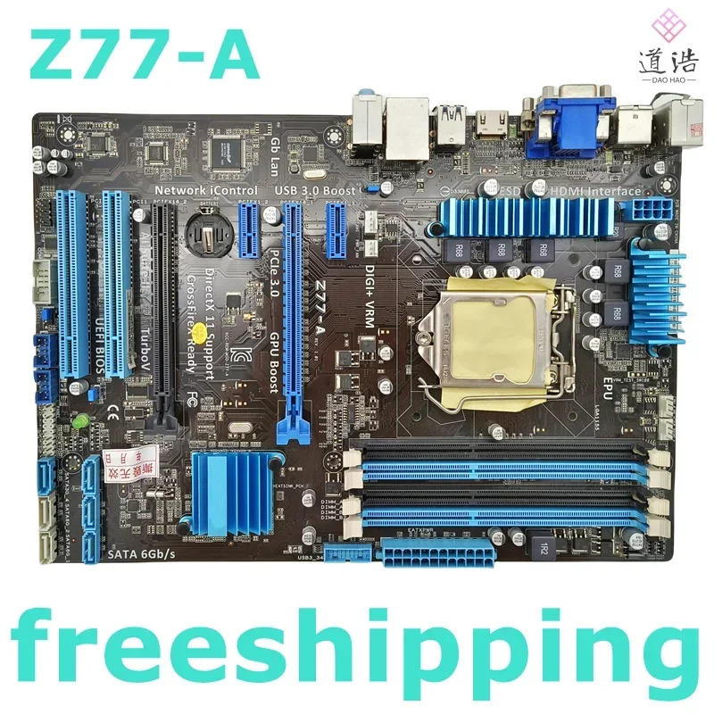 Z77-A 마더보드32GB LGA 1155 DDR3 Z77 메인보드 완전 작동 리퍼
