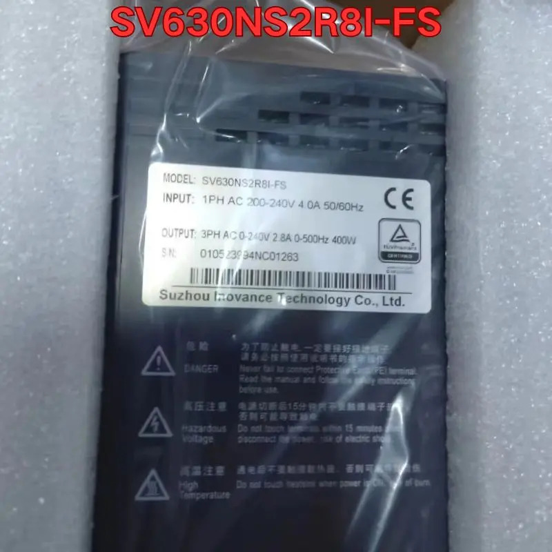 오리지널 서보 드라이브 SV630NS2R8I-FS 신