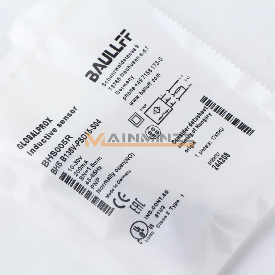 발러프 스위치 BHS005R BHS B135V-PSD15-S04 센서신