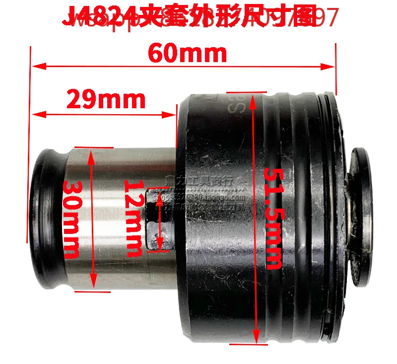 J4824LA 탭 슬리브 머신 척 M12 14 16 18-20 22