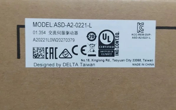 ASD-A2-0221-L 델타 서보 컨트롤러 신