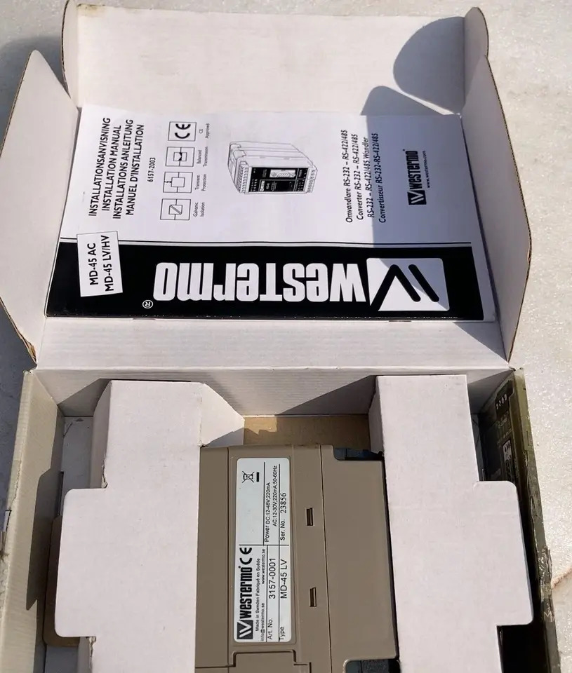 WESTERMO MD-45LV V24/RS-232-C 연결 RS-422/RS-485/V11 컨버터