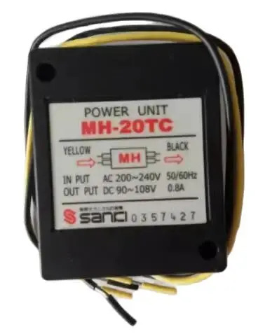 SANICI 정류기 전원 장치 MH-25 입력 AC220-240V 50/60HZ 출력 DC90-108V 1.2A Sanhwa CO. LTD MH-20TC MH-23 MH-16T
