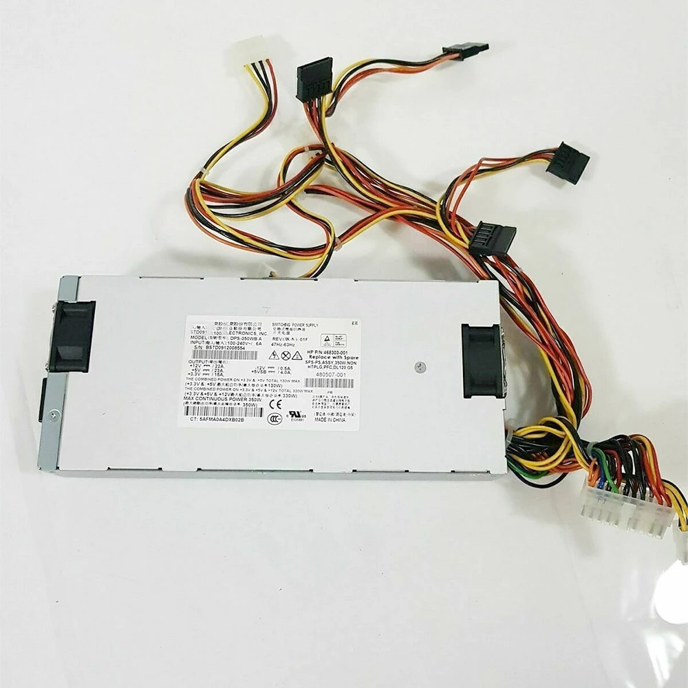 hp호환 DL120G5 서버 전원공급장치DPS-350WB A 468303 -001 480507 350W