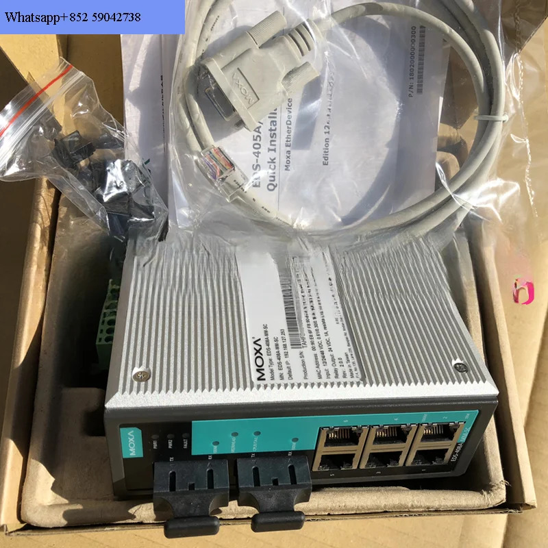 Mosa MOXA EDS-408A-MM-SC 2 6 전기 포트 산업스위치