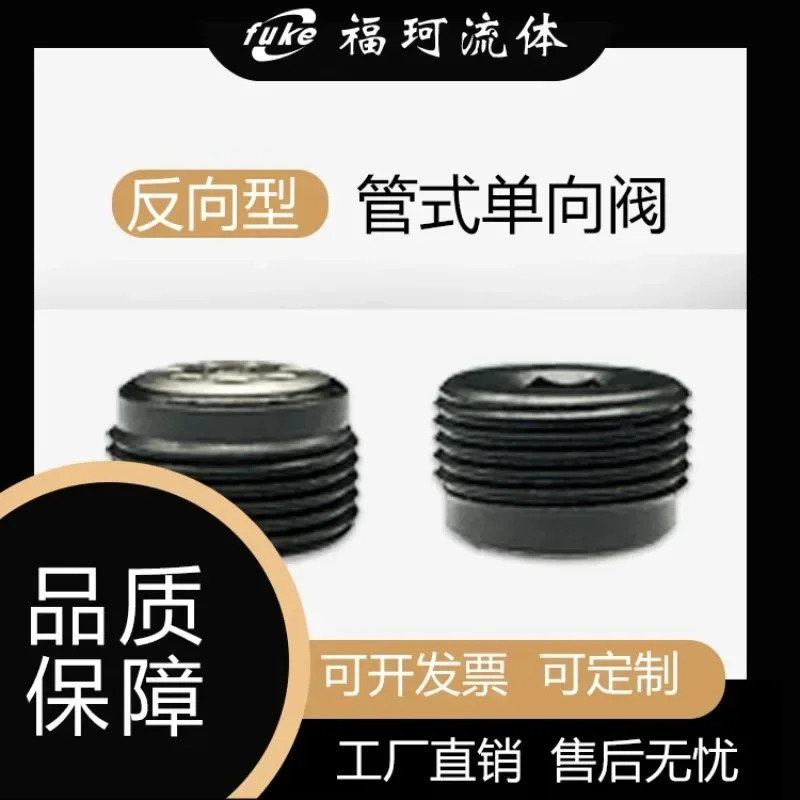 나사 삽입 내장형 튜블러 리밸브 리G1/8 G1/4 G3/8 G1/2 G3/4 단방향 밸브1개