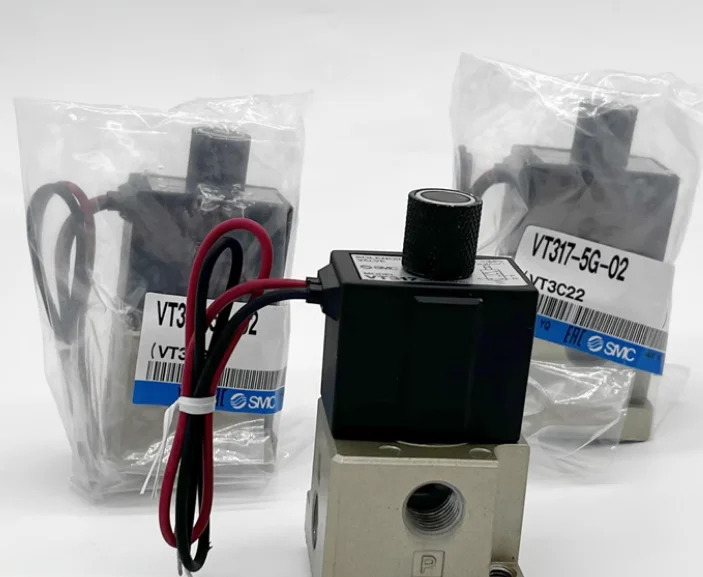SMC 솔레노이드 밸브 VT317-4G-02 VT317V-4G-02 VT317-4DZ-02 VT317V-4DZ-02 VT317-6G-02 VT317V-6G-02 VTA315-02