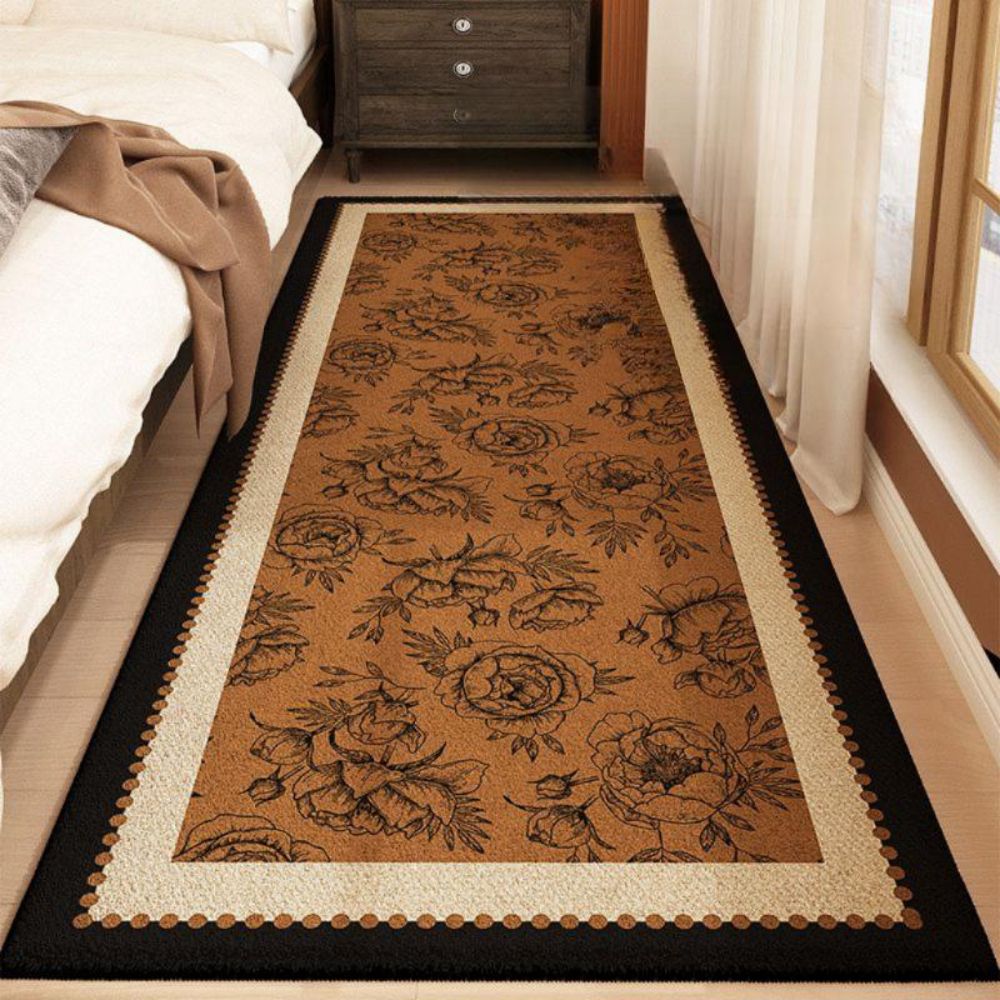 빈티지 카페트 직사각형 러그 복고풍 패턴 바닥 카펫 A 60x120cm - 상품 이미지