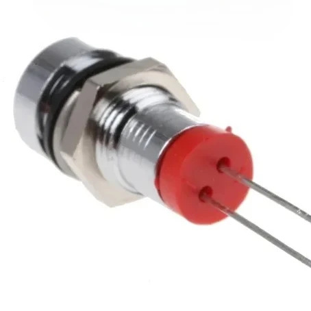빨간색 LED 패널 표시등 212-070 2V DC 20mA