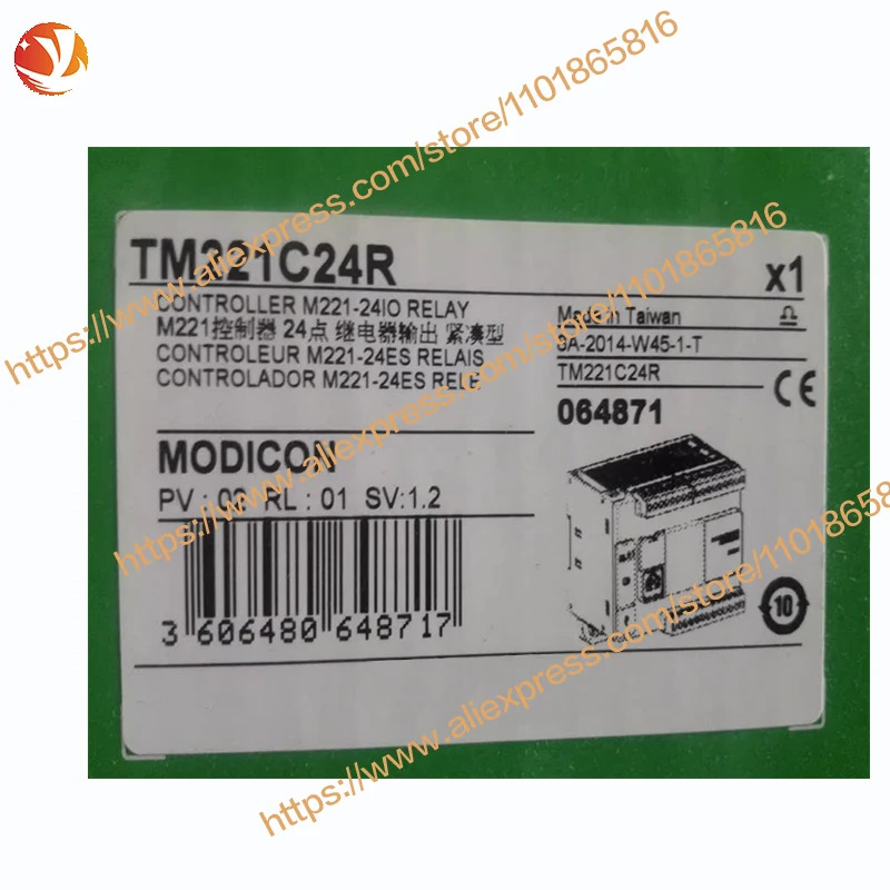 오리지널 TM221C24T TM3BCEIP TM221C24R BMENOS0300 만