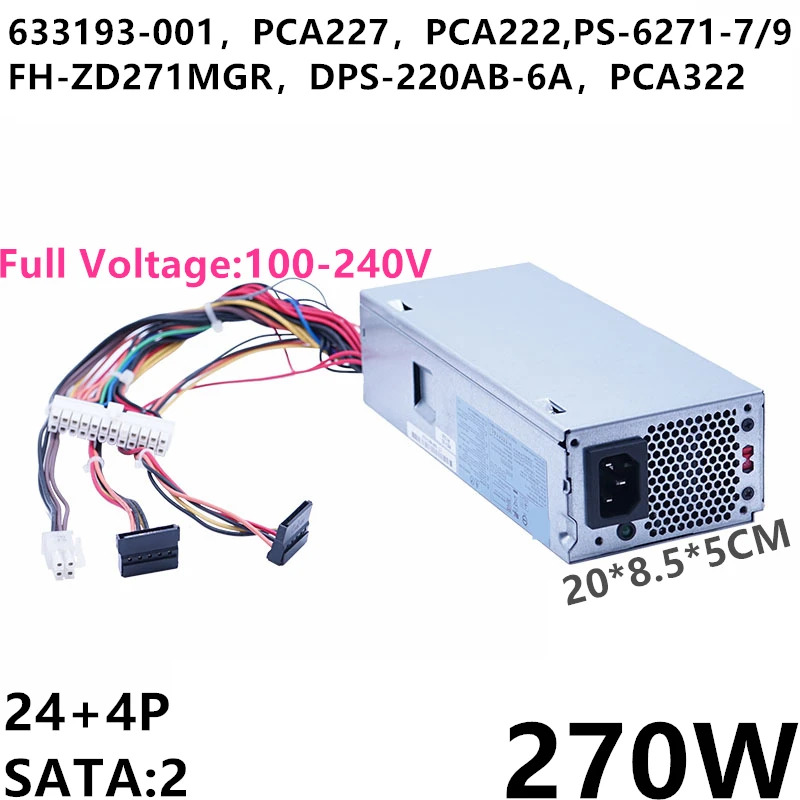hp호환 S5 Pro S3330 S400 270W 전원공급장치 PCA227 PCA322 PS-6271-7 PS-6271-9 FH-ZD271MGR DPS-220AB-6 A PCA2