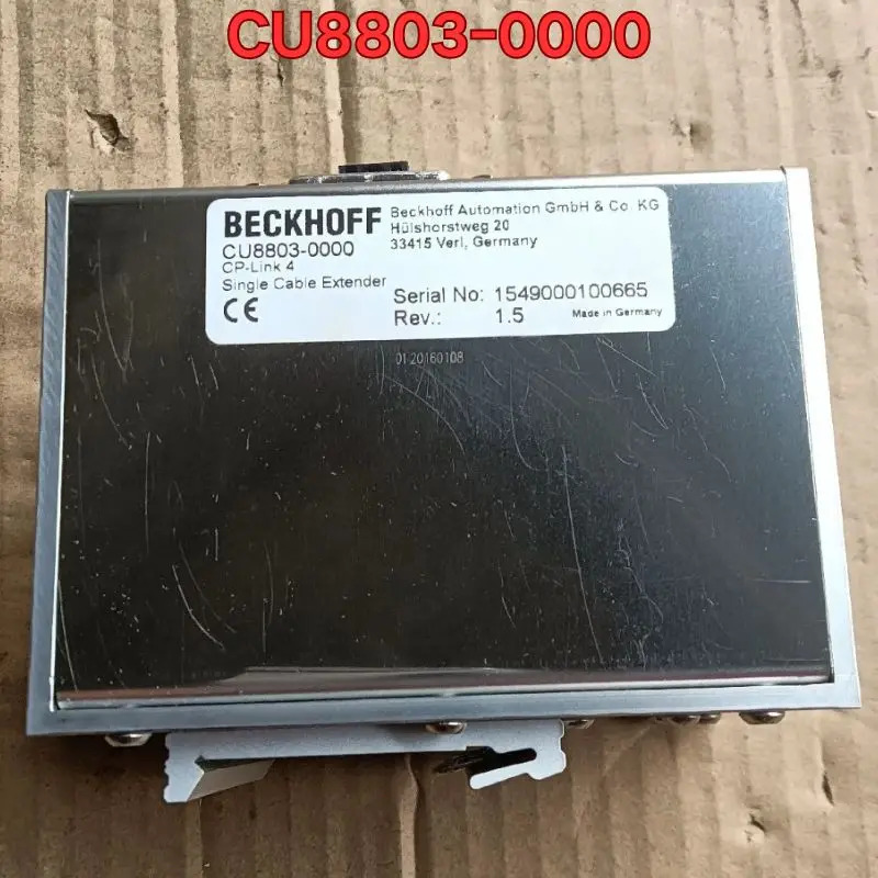리퍼 Beckhoff 모듈 CU8803-0000 기능 정상