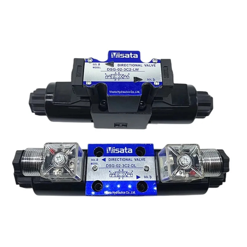 유압 솔레노이드 밸브 DSG-02-3C2/3C4/3C6/2B2/AC220/DC24V