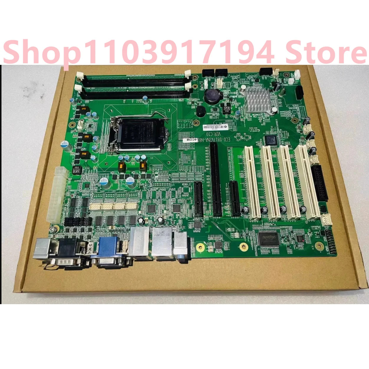 EVOC 산업제어 마더보드 EC0-1817V2NA H81 듀얼 네트워크 포트 지지대 4 세대 1150 CPU