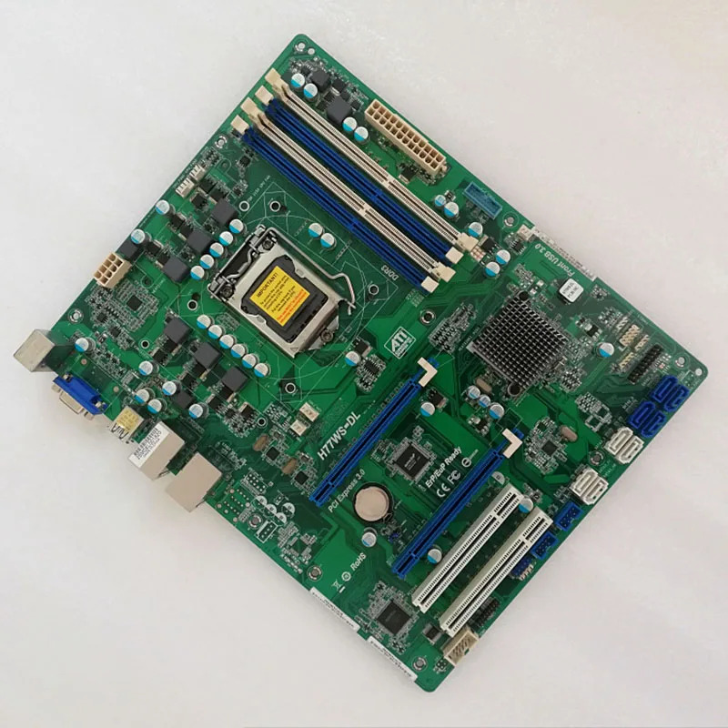 H77WS-DL ASRock호환 서버 마더보드 LGA1155 지원 I5 I7 E3-1230 CPU
