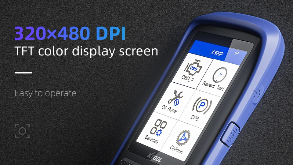 XTOOL X300P ABS EPB TPS SRS 주행 거리 adjustmnet 재설정 진단 도구 자동차 스캐너