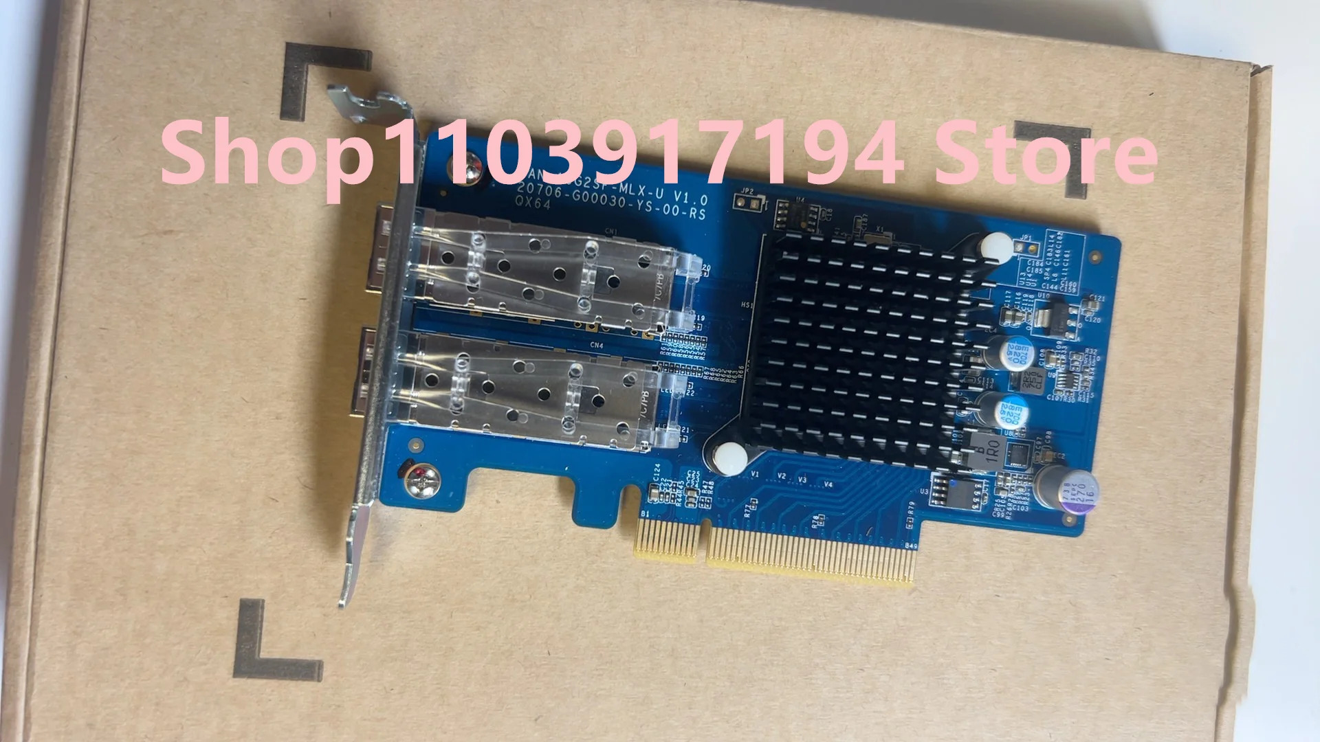 QNAP 10G 더블 sfp  네트워크 카드 10g2sf