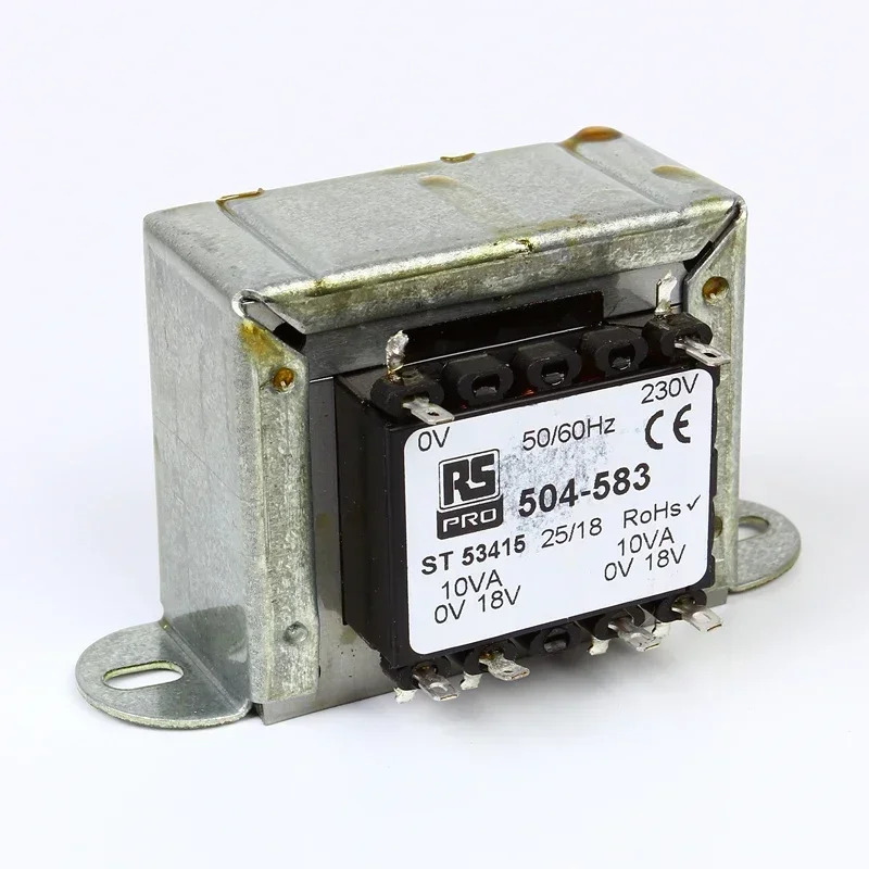 영국 RS EI 20W 듀얼 6.3V 9V 12V 15V 18V 20V 24V 변압기 20VA E 암소