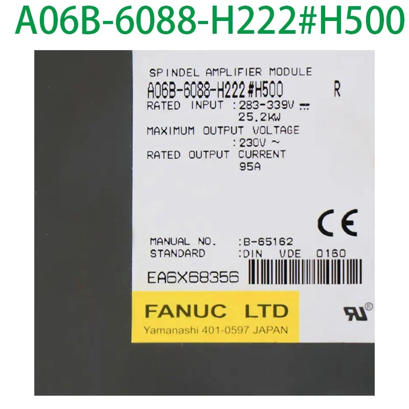 A06B-6088-H222를 어로 번역해주세요 H500 FANUC 서보 드라이브 증폭기 모듈 리퍼 완료