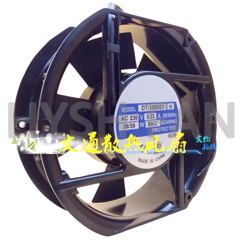 DT-155023H 알루미늄프레임 AC 냉각팬 AC230V 0.23A 38 W 36W