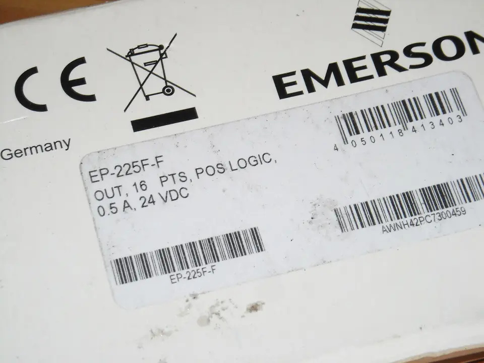EMERSON EP-225F-F RSTi-EP 디지털 출력 16 포인트 포지티브 로직