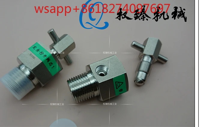 스테인리스강 수동 배수 밸브 배기 벤트 4 포인트 R PT ZG1/2 316L
