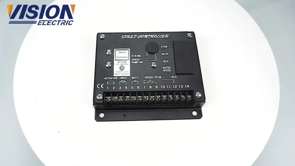 발전기 부품 속도 조정기 조정 컨트롤러 모듈 S6700H 제어 보드 장치 S6700E 디젤 엔진 용