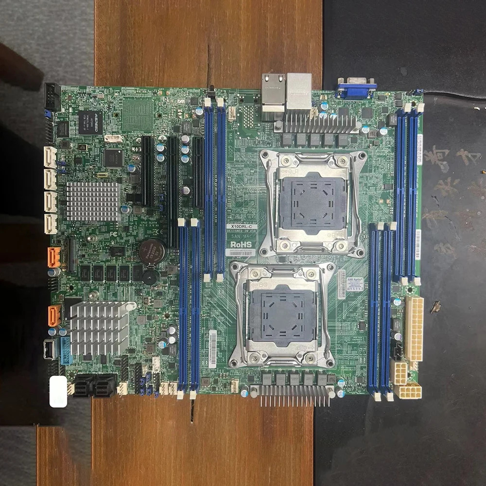 듀얼 소켓 슈퍼마이크로 마더보드 X10DRL-C R3 LGA 2011 Xeon 프로세서 E5-2600 v4 / v3 군 지원