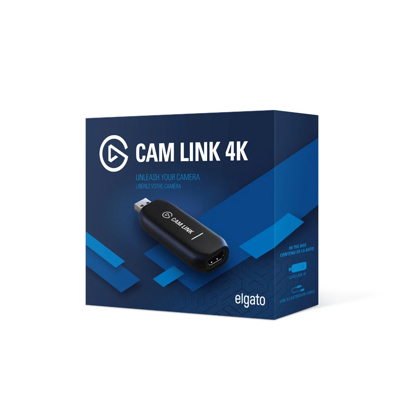 Elgato 캠 4K DSLR 카메라 DV 라이브 레코딩 USB 고화질 비디오 캡처 카드