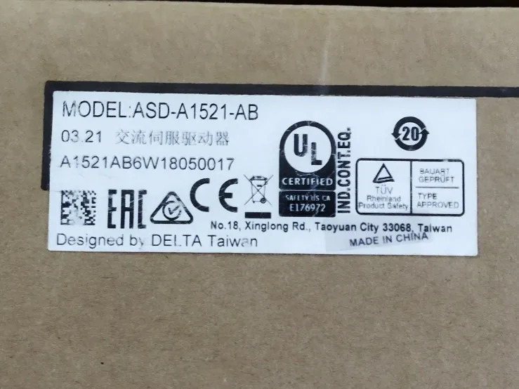 델타 서보 드라이브 ASD-A1521-AB 신