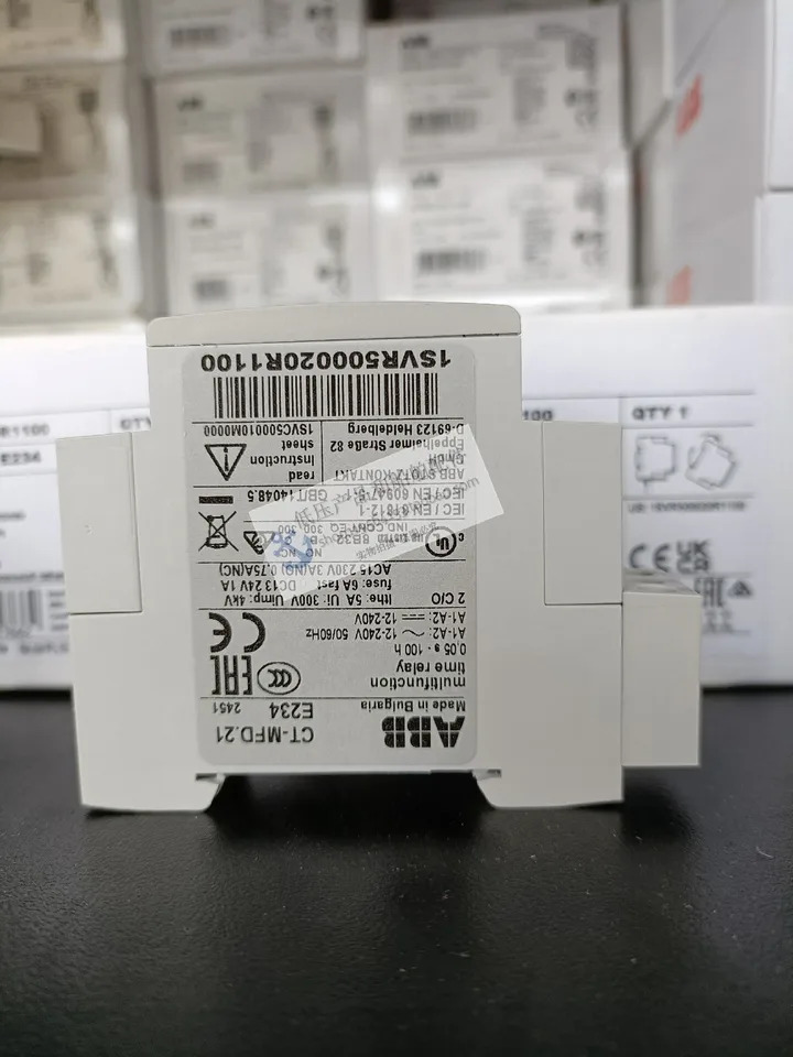 ABB 타임 릴레이 CT-MFD.21 12-240VAC/DC 2C/O 0-100H 신