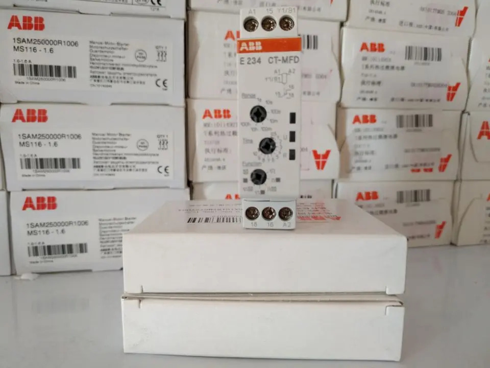ABB 오리지널 타임 릴레이 CT-MFD.12 12-240VAC/DC 신